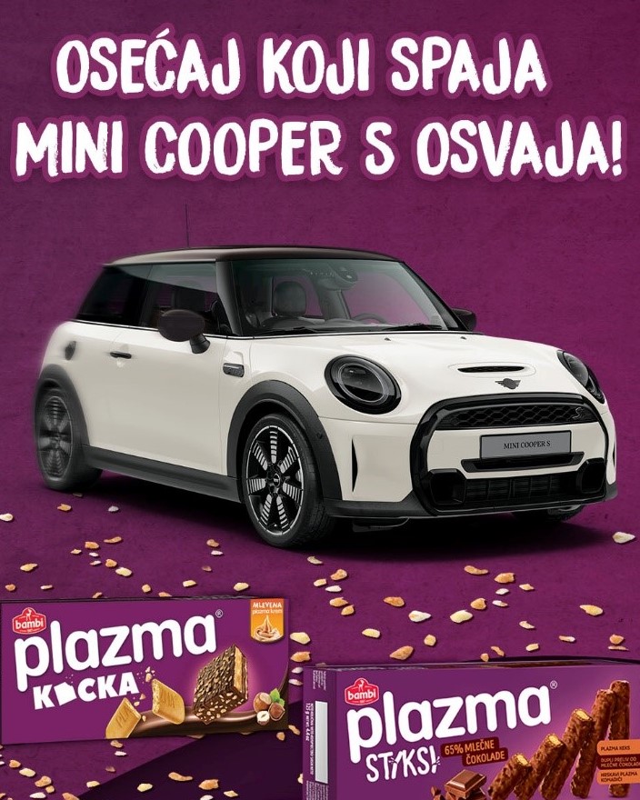 Učestvuj u Plazma nagradnoj igri i osvoji MINICooper S